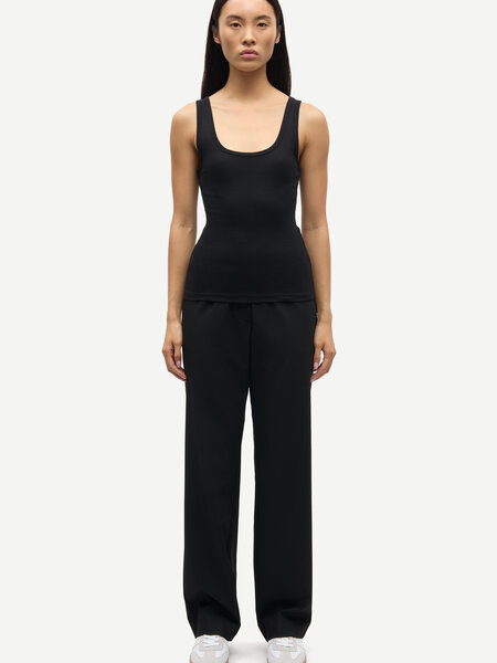 Samsoe Samsoe Sahoys straight trousers Black