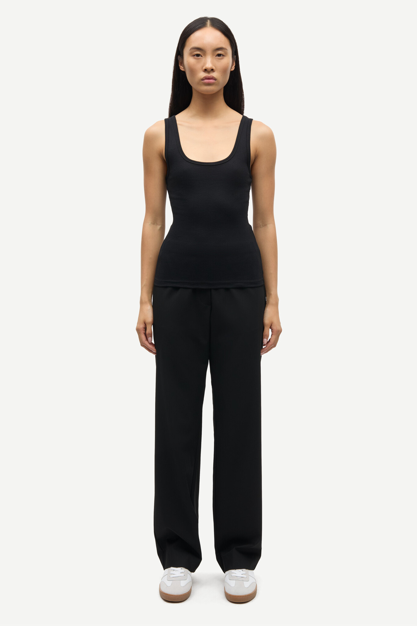 Samsoe Samsoe Sahoys straight trousers Black