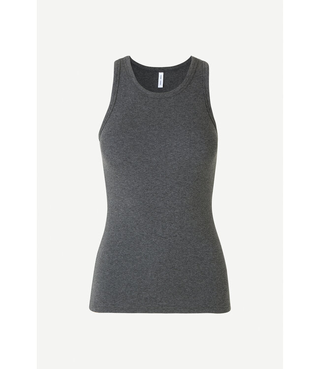 Samsoe Samsoe Alexo tank top Dark grey mel