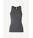 Samsoe Samsoe Alexo tank top Dark grey mel