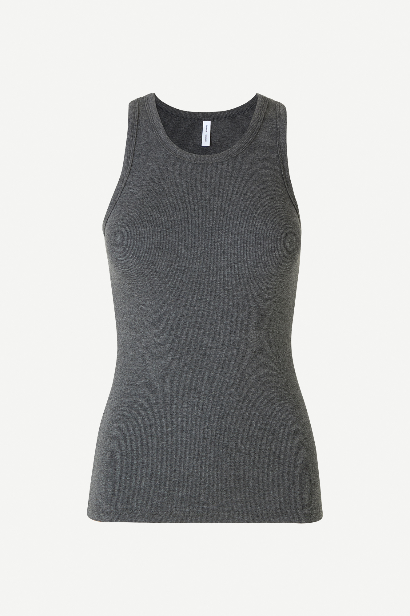 Samsoe Samsoe Alexo tank top Dark grey mel