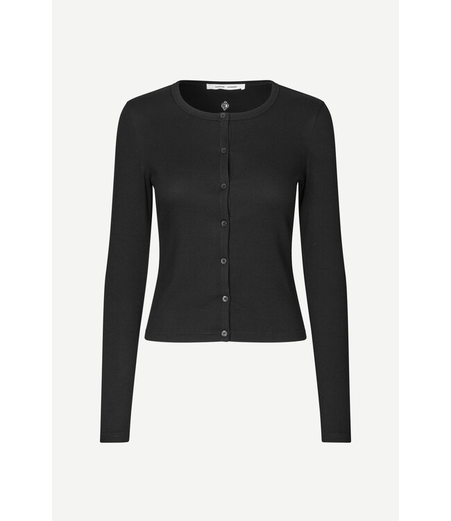 Samsoe Samsoe Saalexo LS cardigan Black