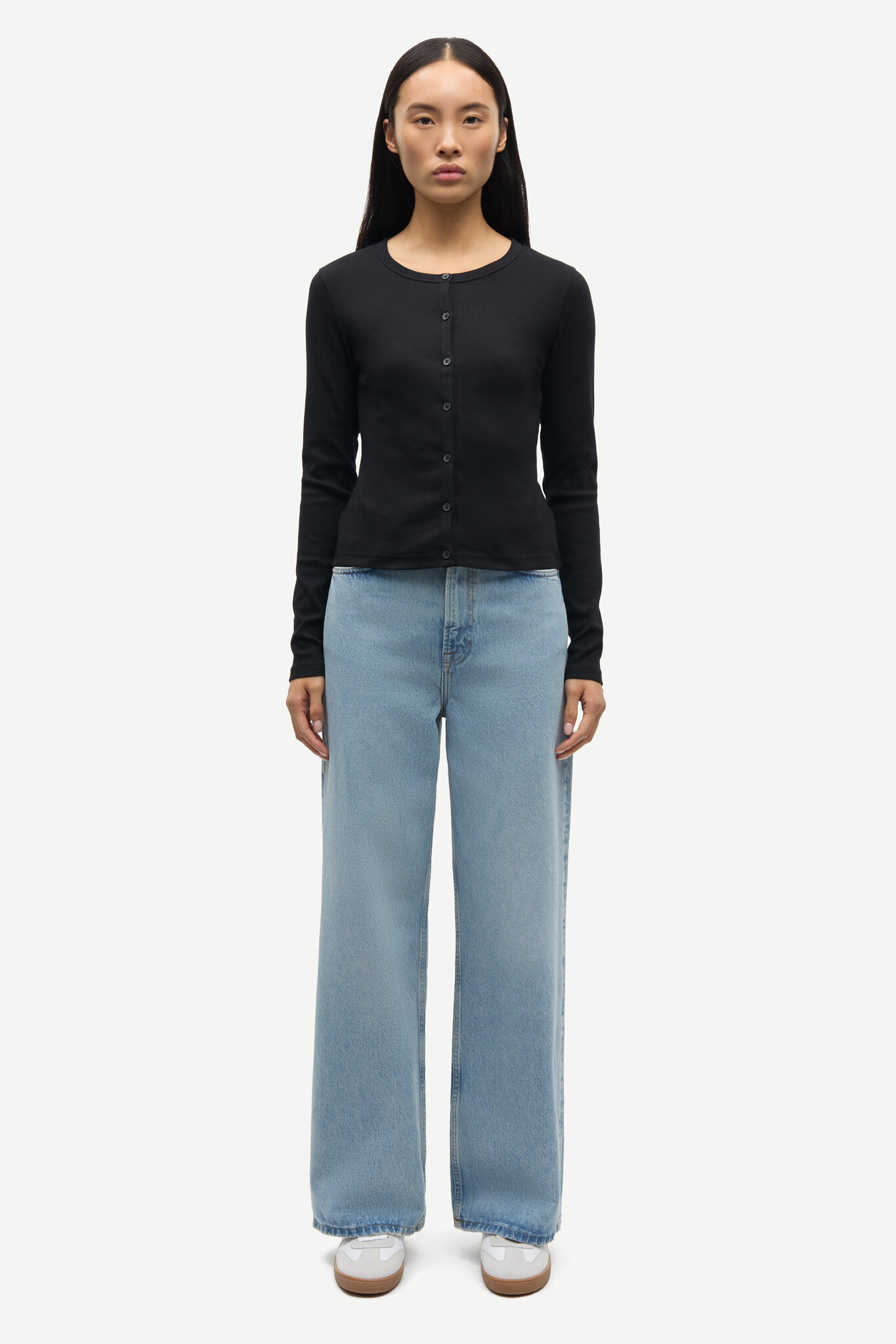 Samsoe Samsoe Saalexo LS cardigan Black