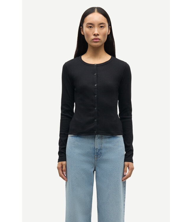 Samsoe Samsoe Saalexo LS cardigan Black
