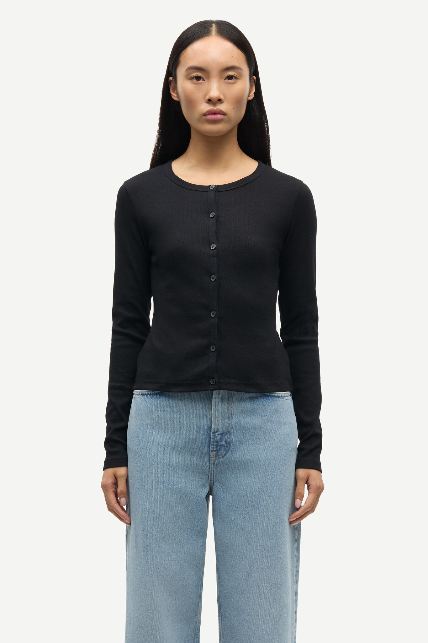 Samsoe Samsoe Saalexo LS cardigan Black