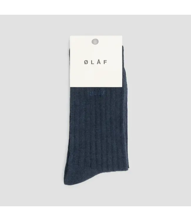 OLAF Cotton bamboo blend socks Navy