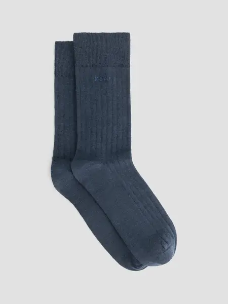 OLAF Cotton bamboo blend socks Navy