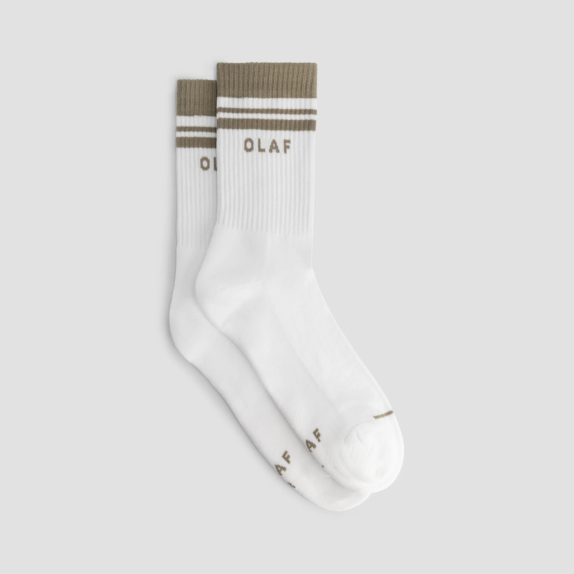 OLAF Stripe varsity socks Optical white