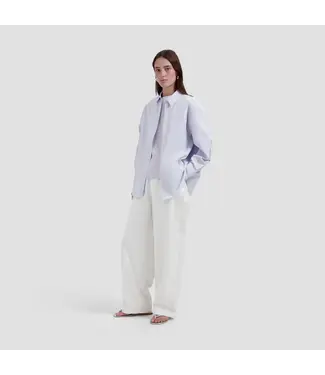 OLAF Stripe oversized shirts Off white / purple heater