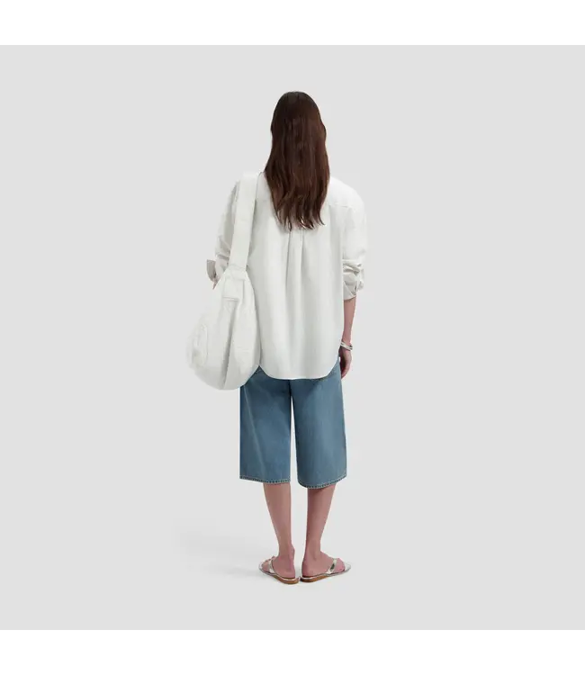OLAF Stripe oversized shirts Off white / treehouse