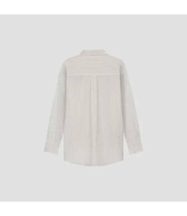 OLAF Stripe oversized shirts Off white / treehouse