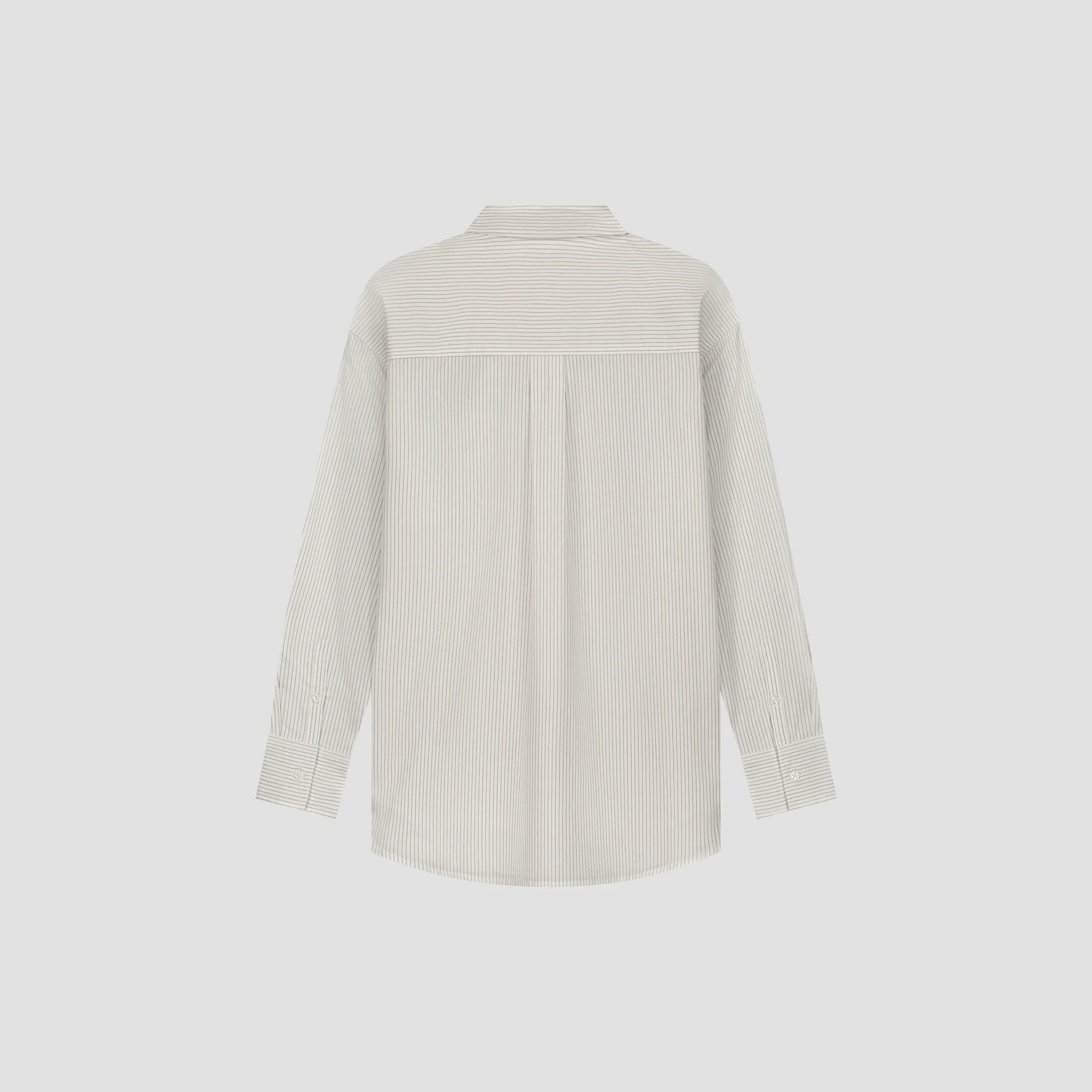 OLAF Stripe oversized shirts Off white / treehouse