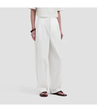 OLAF Barrel leg pants Optical white