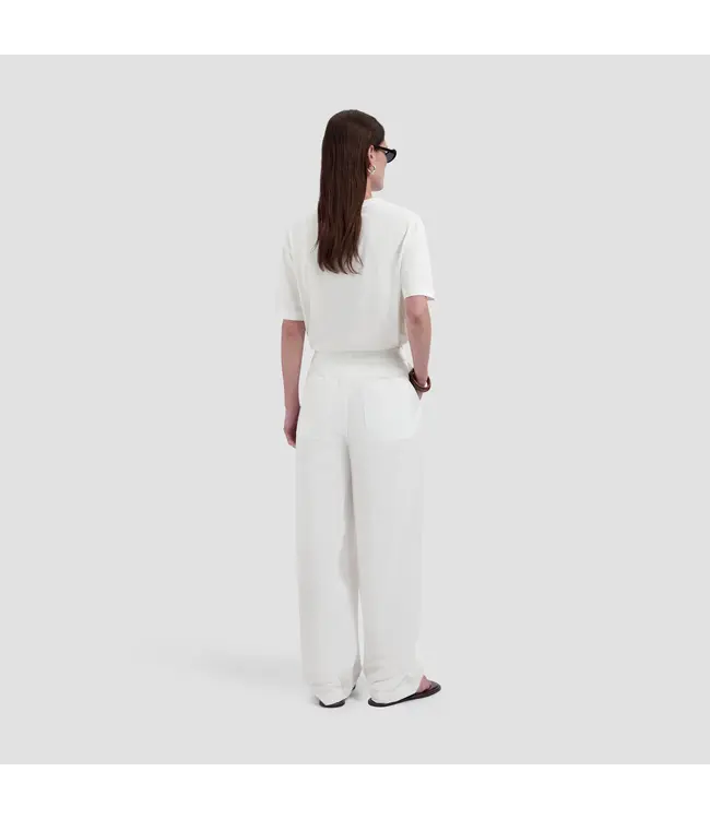 OLAF Barrel leg pants Optical white