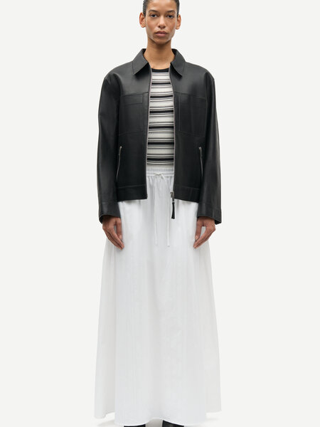 Samsoe Samsoe Satina maxi skirt White