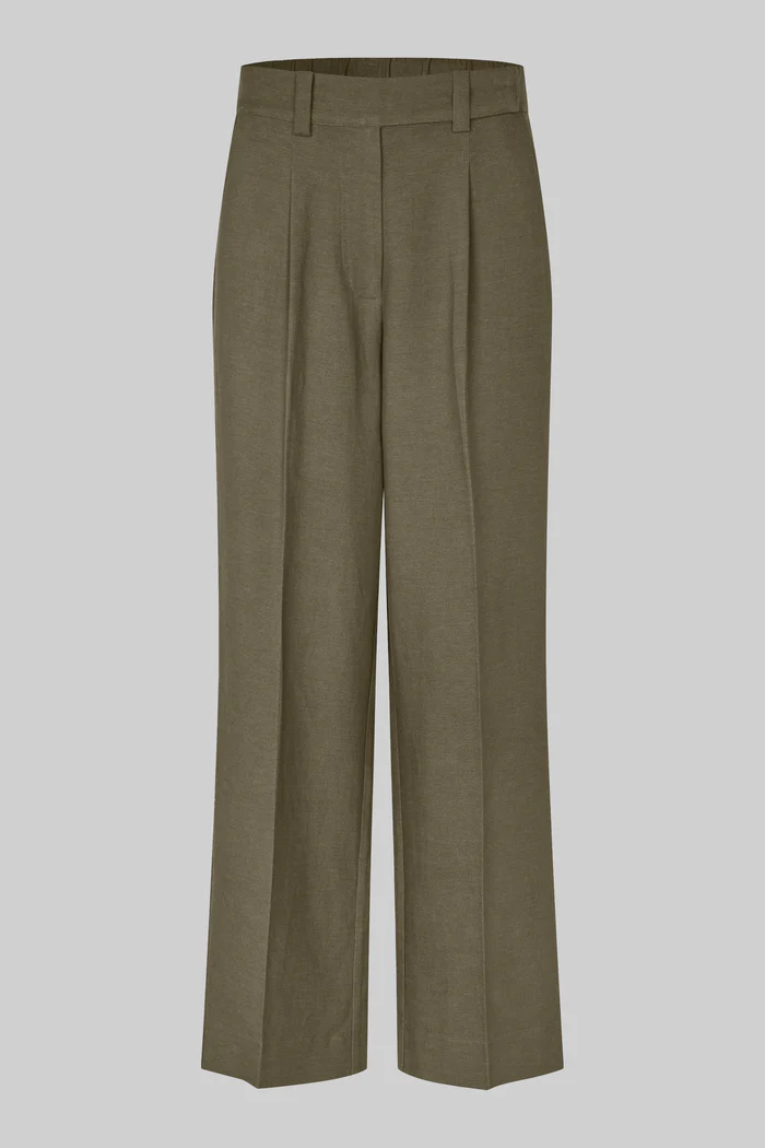 Second Female Lino classic trousers Canteen
