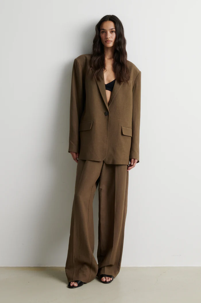 Second Female Lino classic trousers Canteen