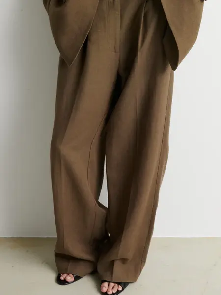 Second Female Lino classic trousers Canteen