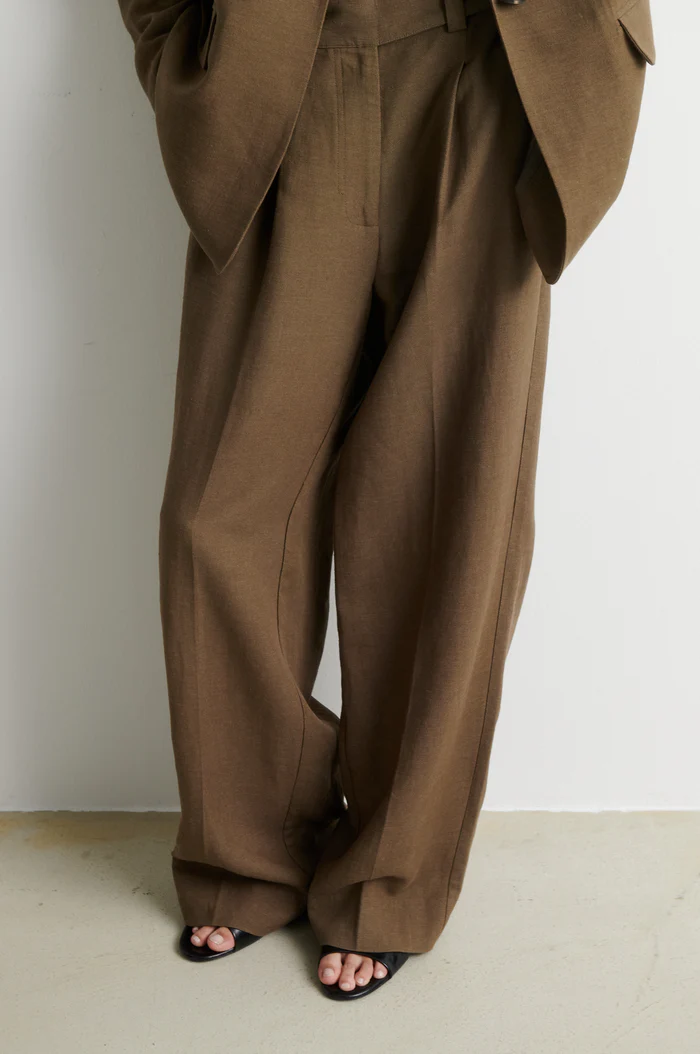 Second Female Lino classic trousers Canteen