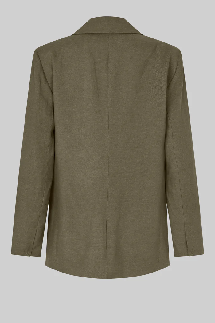 Second Female Lino new fit blazer Canteen