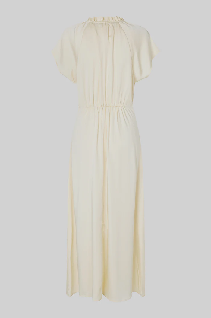 Second Female Shera frill dress Alabaster gleam