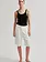 Second Female Lino shorts White Alyssum