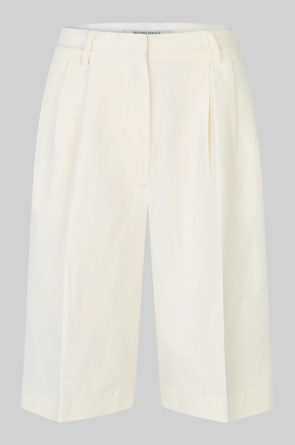 Second Female Lino shorts White Alyssum