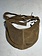 NONA Buckle banana bag XXL Olive suede