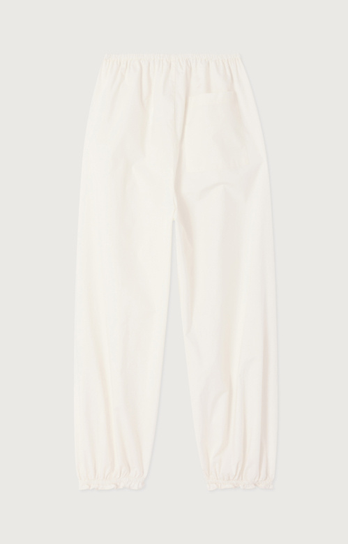 American Vintage BAI10B Pantalon Blanc casse