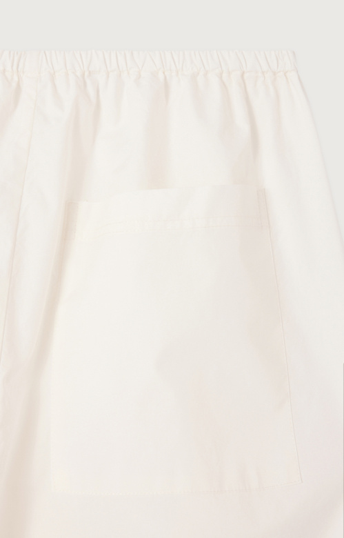 American Vintage BAI10B Pantalon Blanc casse