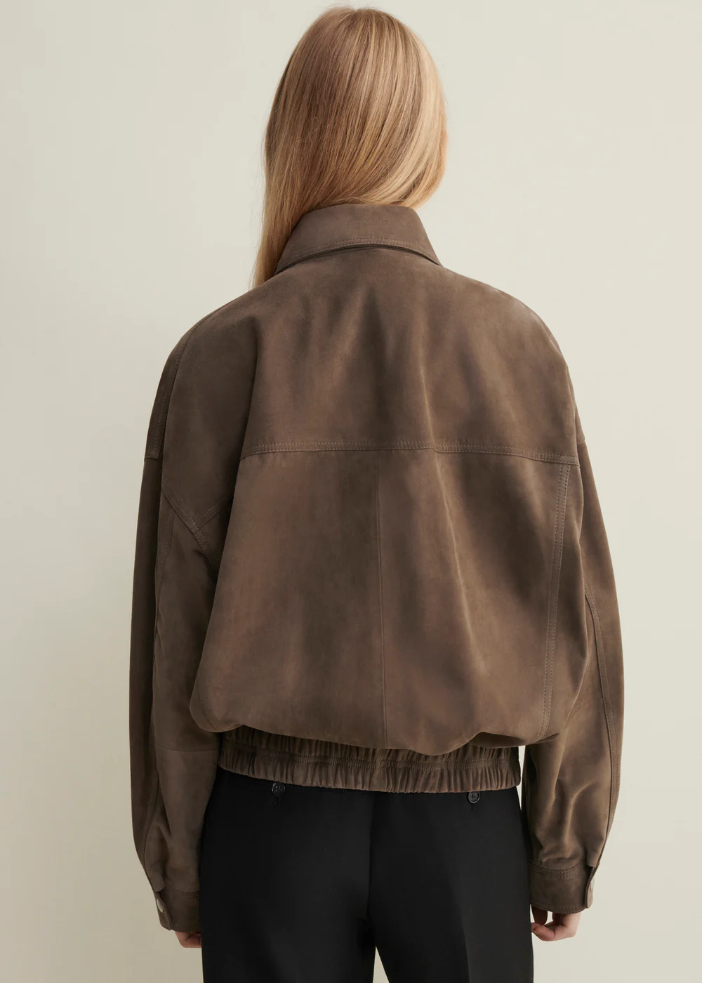 Arma Frederica jacket lamb suede Soil