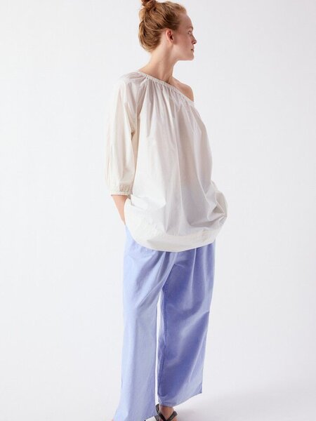 American Vintage BAI07C top Blanc casse