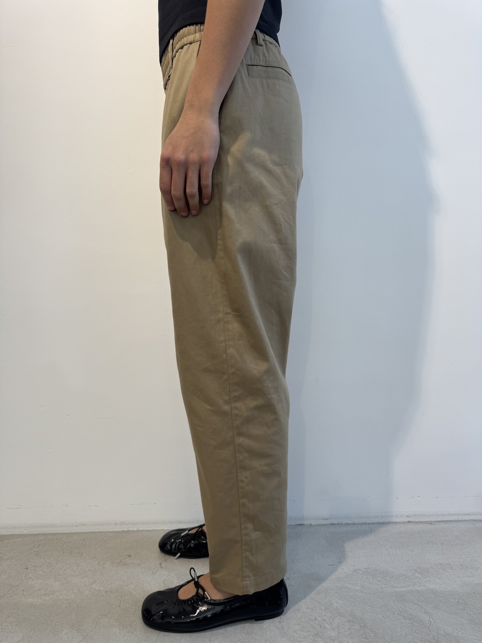 AOAP OX easy pants Taupe