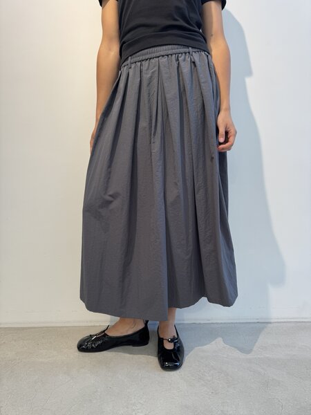 AOAP Nylon long culottes Grey