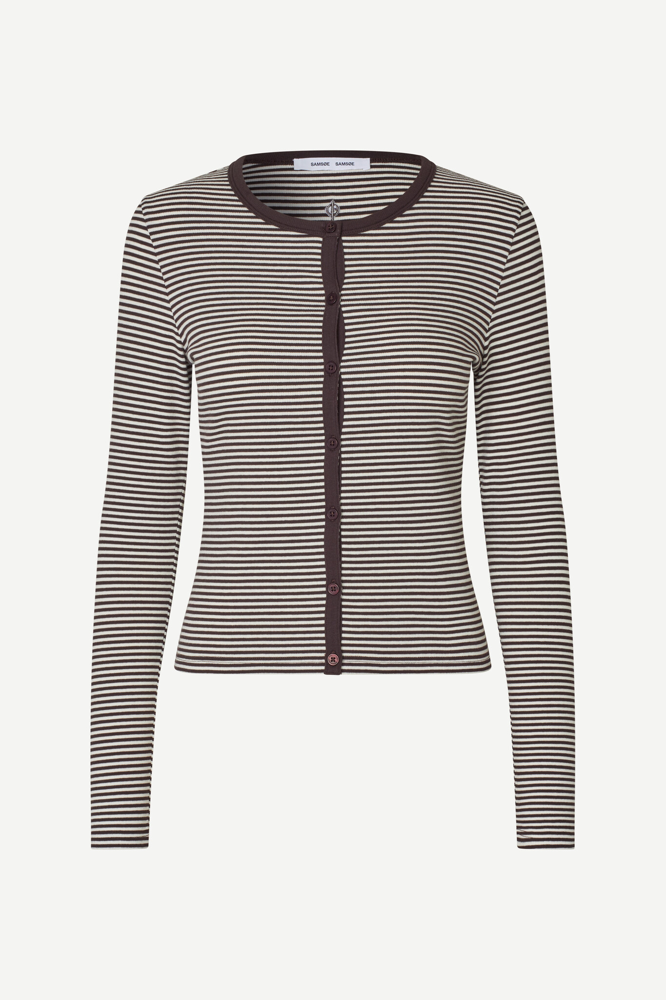 Samsoe Samsoe Saalexo LS cardigan Mulch stripe