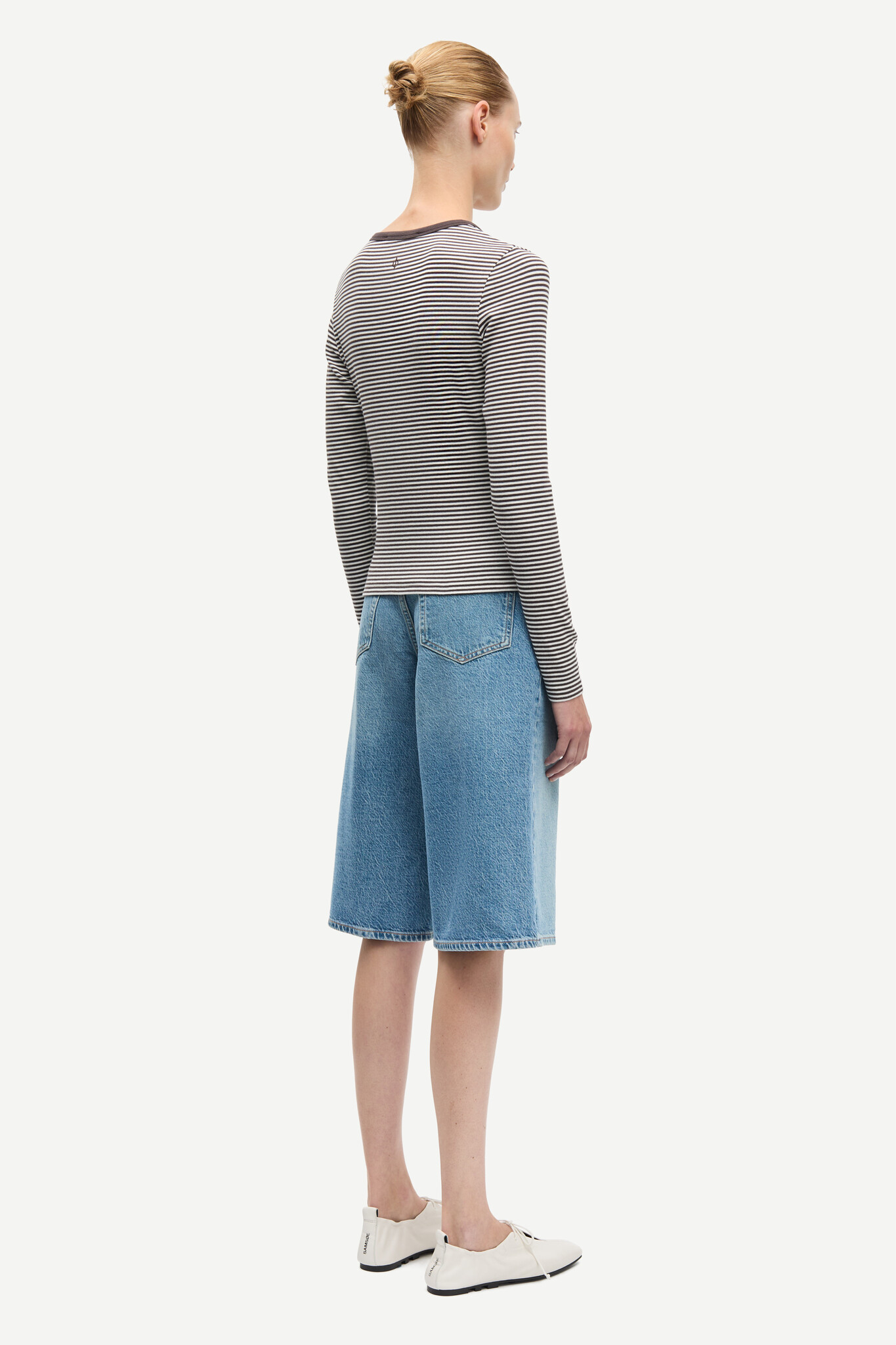Samsoe Samsoe Saalexo LS cardigan Mulch stripe