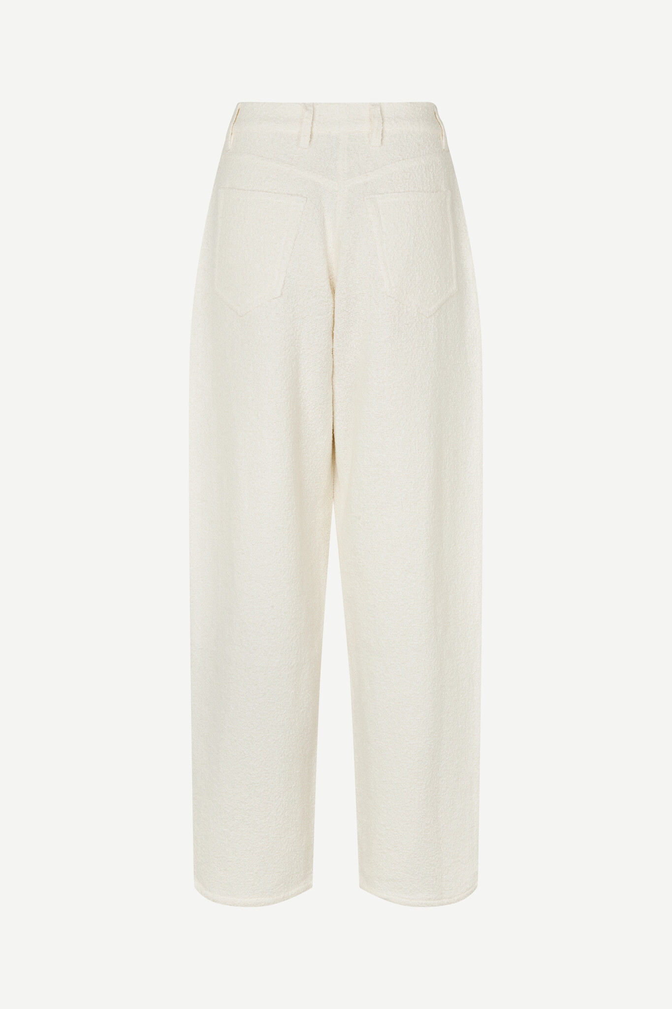 Samsoe Samsoe Saharper pleat trousers Egret