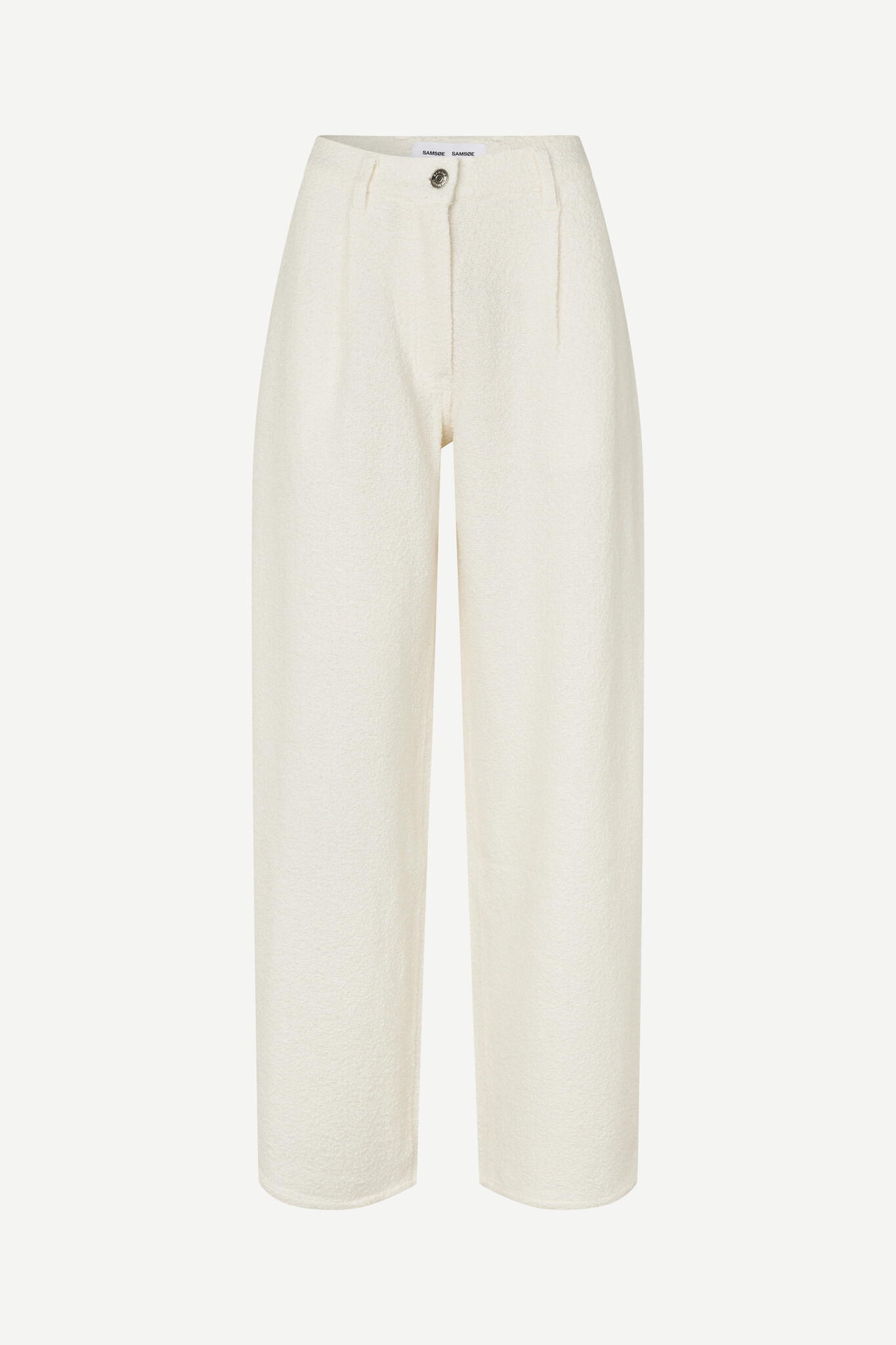 Samsoe Samsoe Saharper pleat trousers Egret