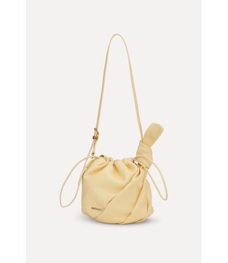 ROTATE Leather bon bon bag Italian straw