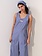 American Vintage EKI12A Jumpsuit Vichy bleu