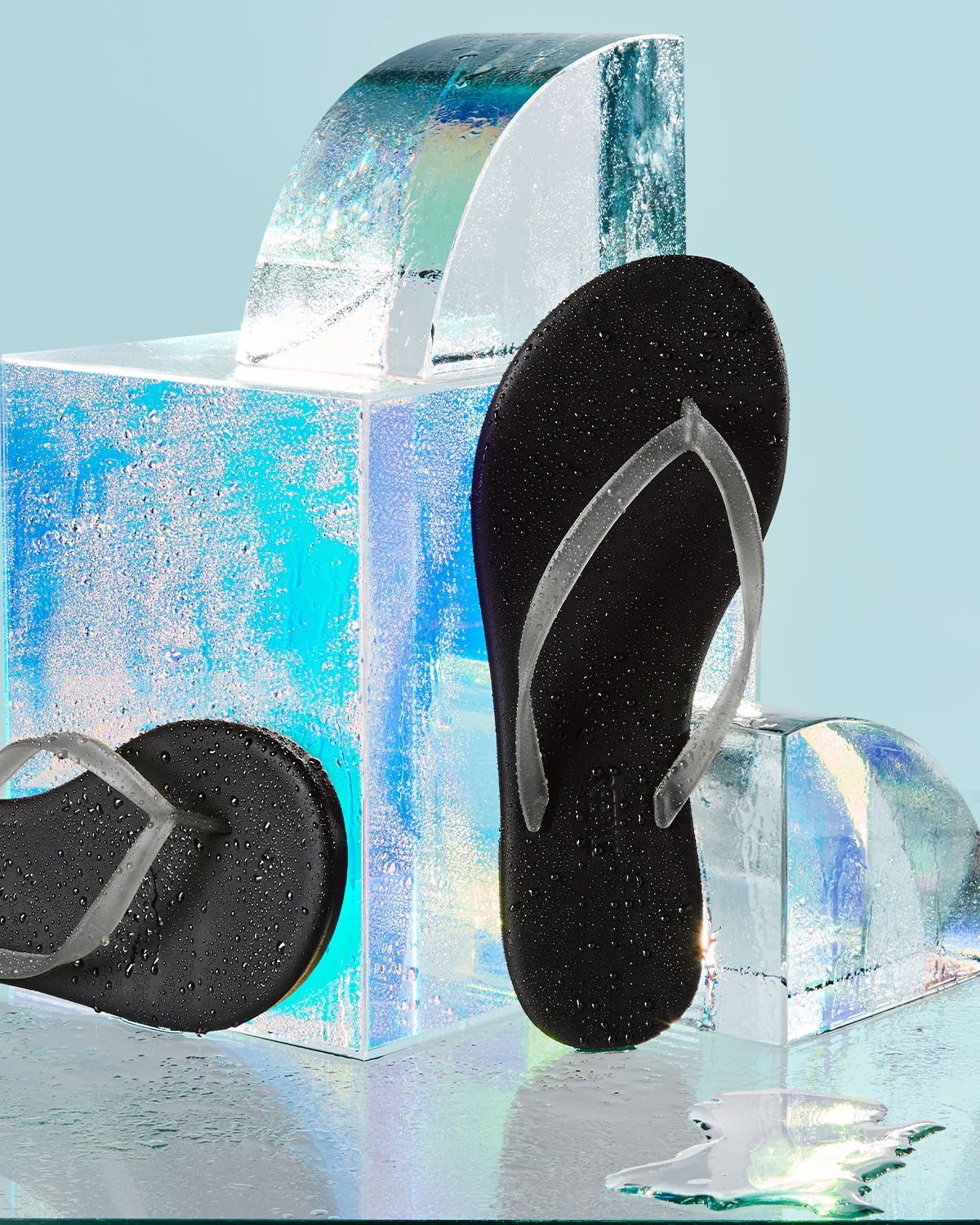 Tkees Aqua slipper Onyx