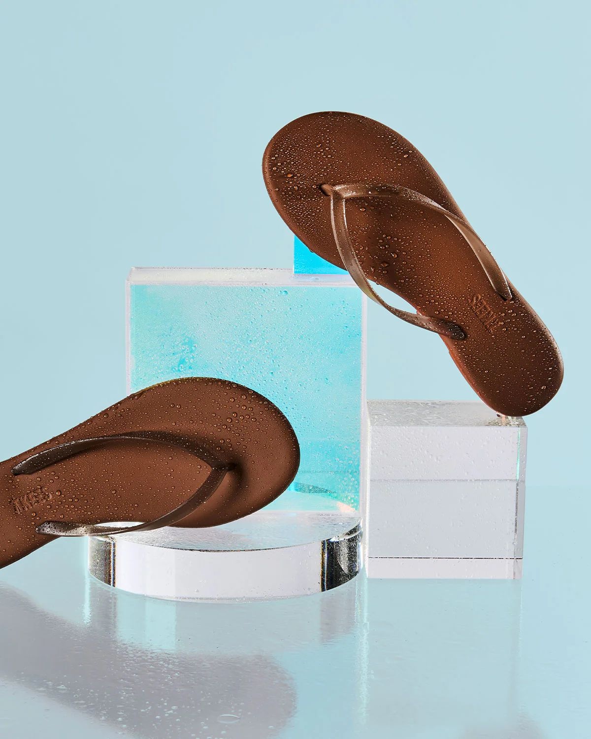Tkees Aqua slipper Brun