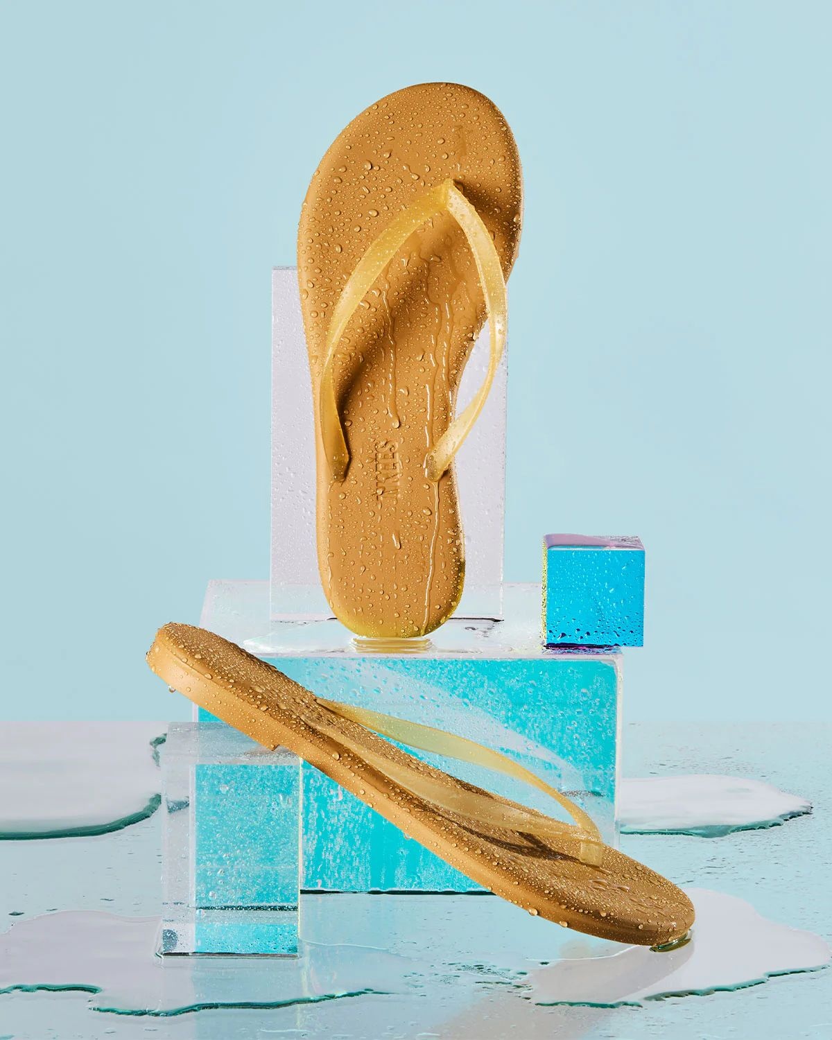 Tkees Aqua slipper Sand