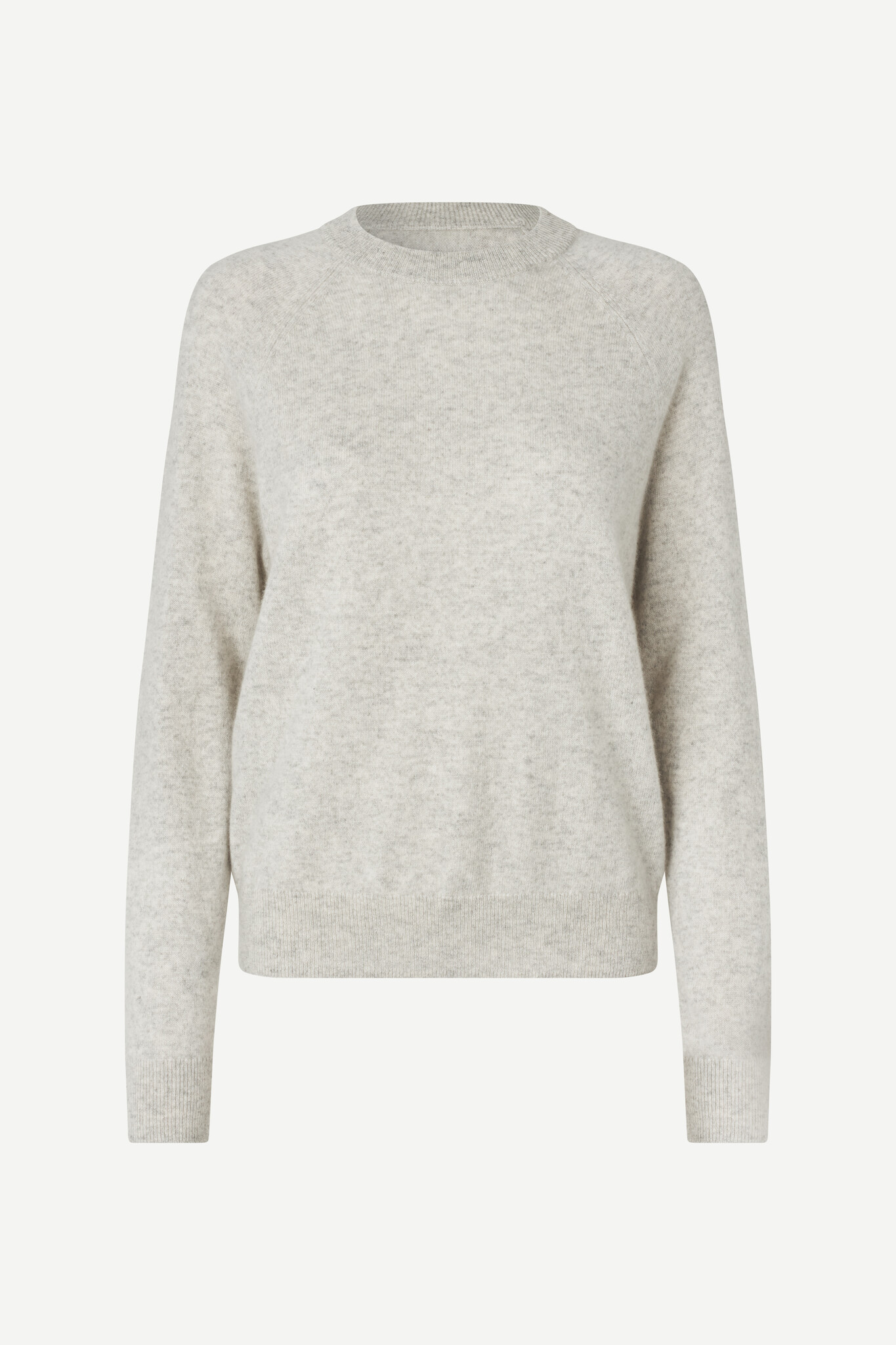 Samsoe Samsoe Boston O-neck Overcast mel
