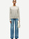 Samsoe Samsoe Boston O-neck trui Overcast mel