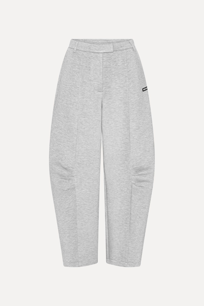ROTATE Scuba cargo pants Light grey melange