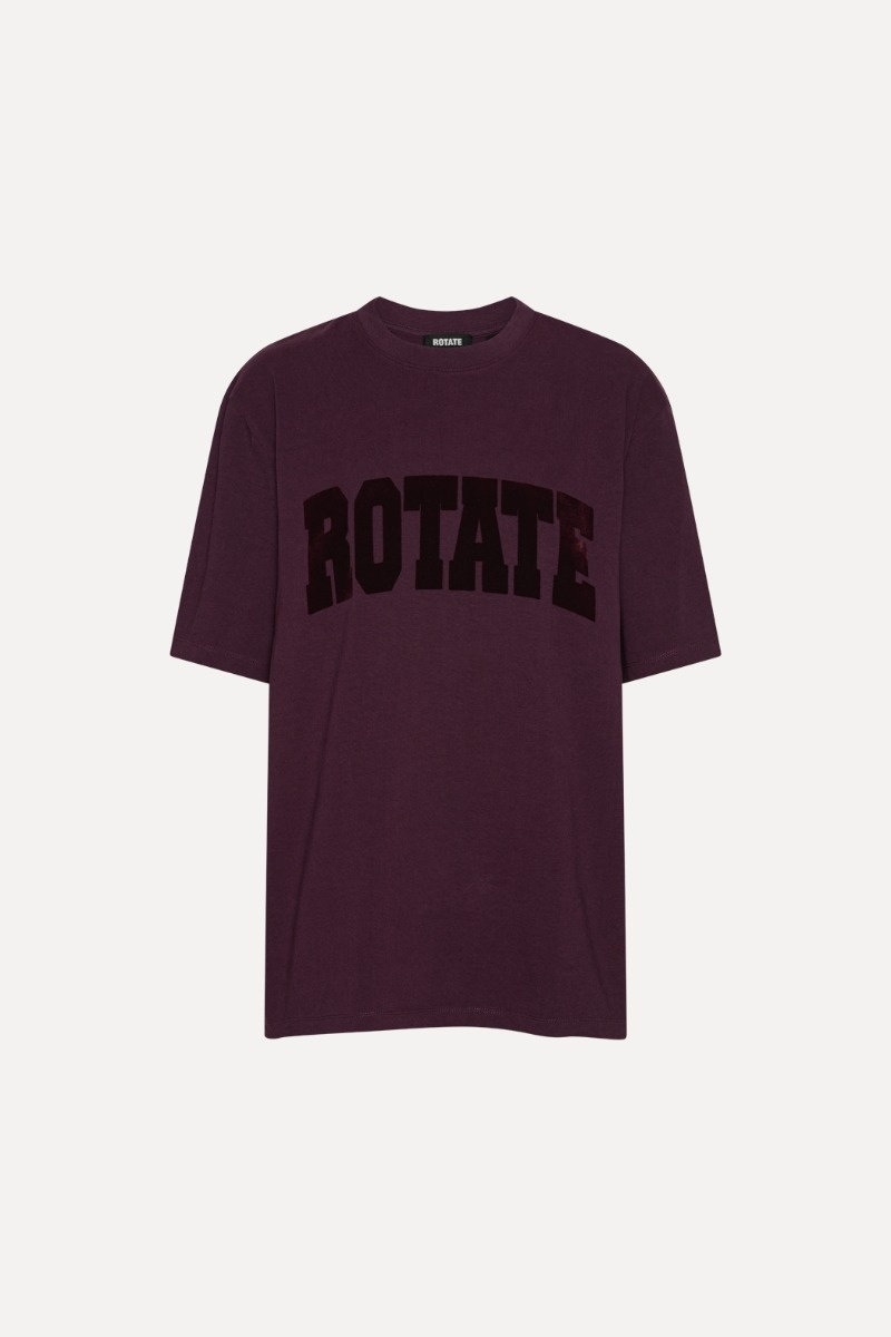 ROTATE Jersey oversized t-shirt Winetasting