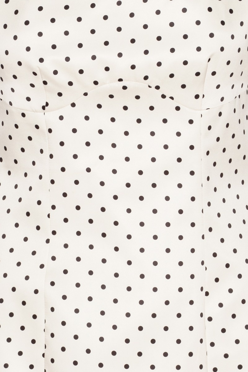 ROTATE Polka dot mini dress Dot aop