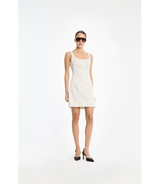 ROTATE Polka dot mini dress Dot aop