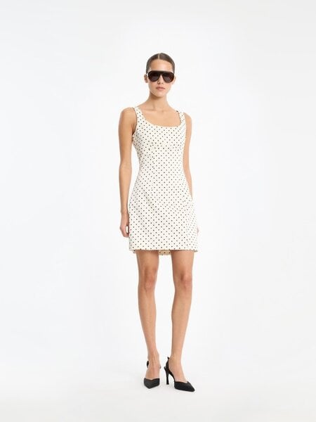 ROTATE Polka dot mini dress Dot aop